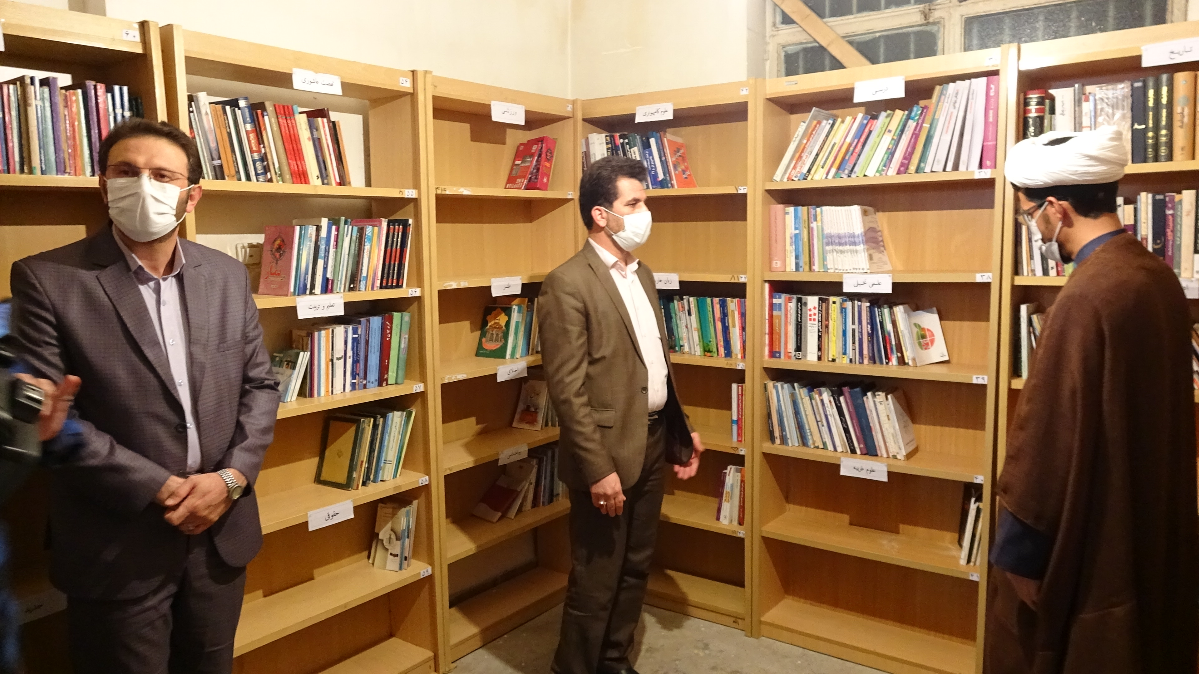 افتتاح کتابخانه مسجد علي دولتشاهي کتابخانه فقاهت خرم‌آباد